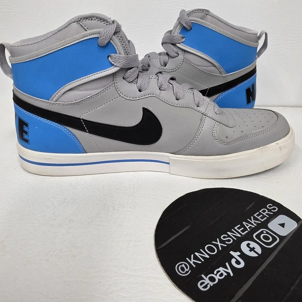 Nike Air Big High AC Wolf Grey Blue Sneaker 477103-041 Men's Size 11.5